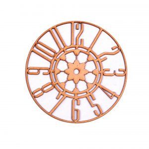 Number Round Dial With Cutwork