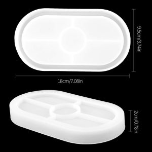 Oval Silicone Tray Mold