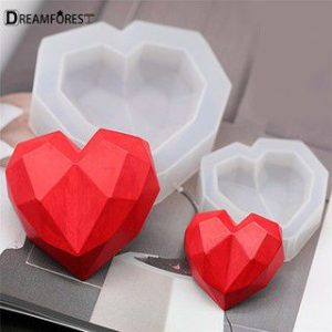 Ornament Diamond Heart Mold – Small
