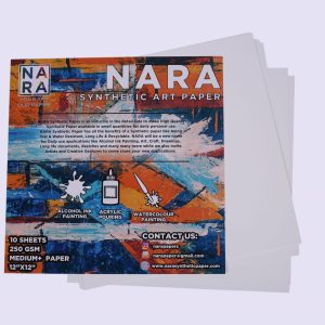 NARA SYNTHETIC PAPER For Alcohol Ink PAINTING
