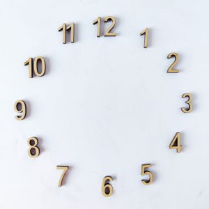 Clock Numbers – MDF (CLASSIC)