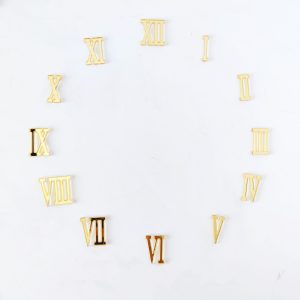 Clock Numbers – Acrylic (ROMAN) GOLD
