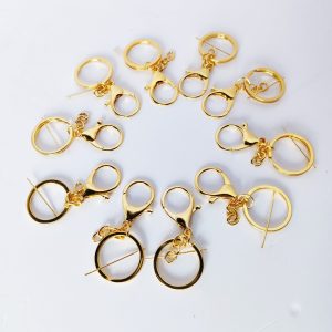 Keychain Lobsters  with Wire – Gold