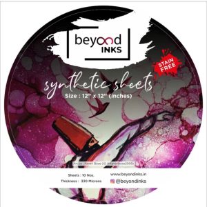 Beyond Inks Synthetic Paper – 12″ Circles – 10 Sheets (330 microns)